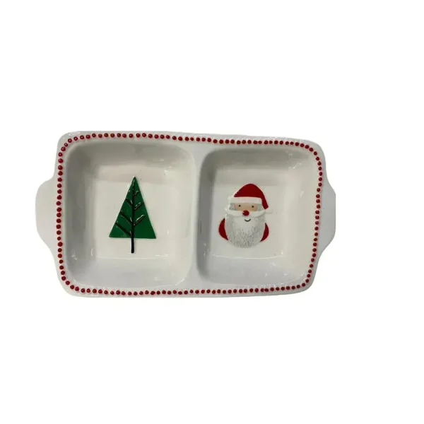 Bandeja de 2 divisiones 22,4 x 12,2 x 3,9 cm