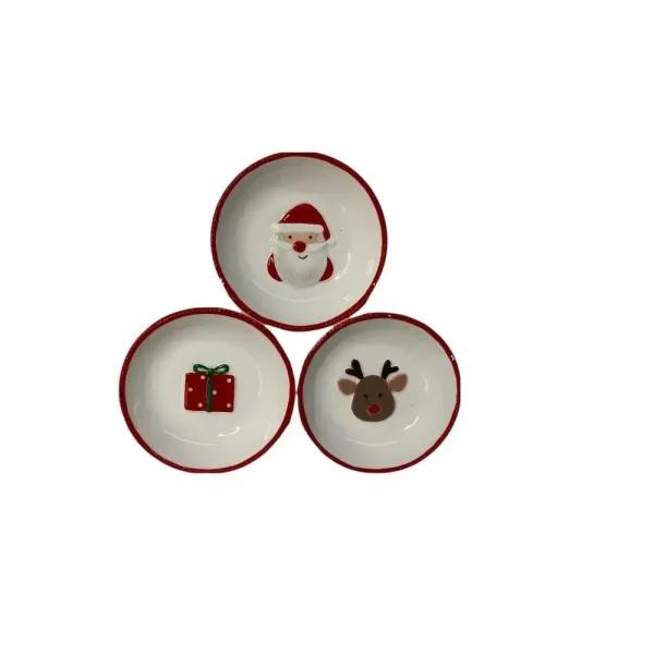 Bandeja de 3 divisiones 19,5 x 19,3 x 3 cm