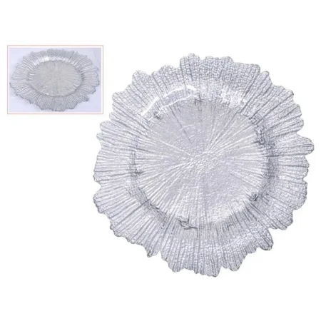 Porta plato de vidrio 33 cm