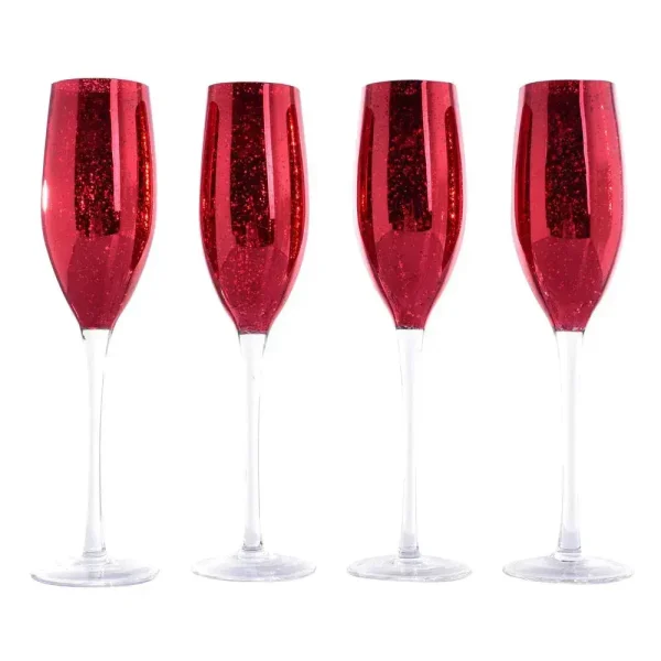 Juego de copas de vidrio 6,3 x 6,3 x 25,5 cm