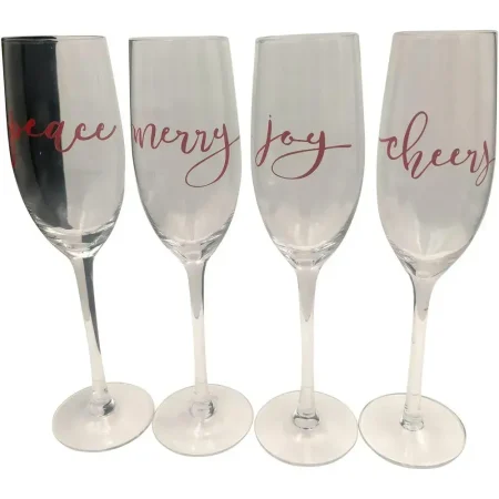 Juego de 4 copas 2400 ml 6,3 x 6,3 x 22,5 cm