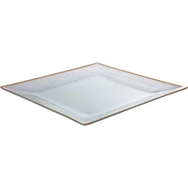 Bandeja para servir de porcelana 20 x 27 cm