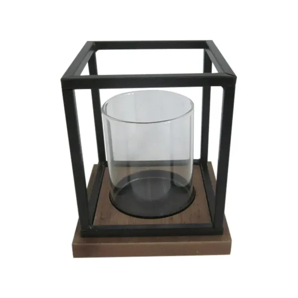 Porta vela 13,5 x 13,5 x 15,7 cm