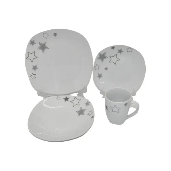 Juego de vajillas 16 piezas 320 ml 35,8 x 17,5 x 26,2 cm