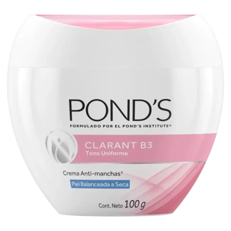 Crema facial aclarante B3 para piel seca 100 gr