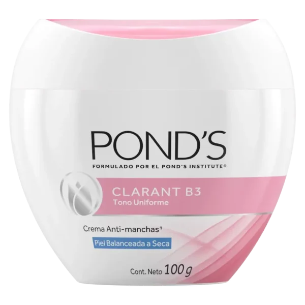 Crema facial aclarante B3 para piel seca 100 gr
