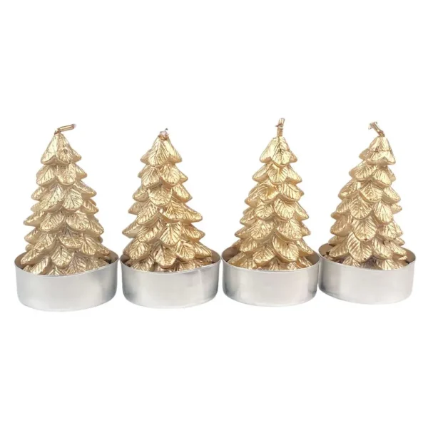 Juego de 4 velas 16x4x7,2cm