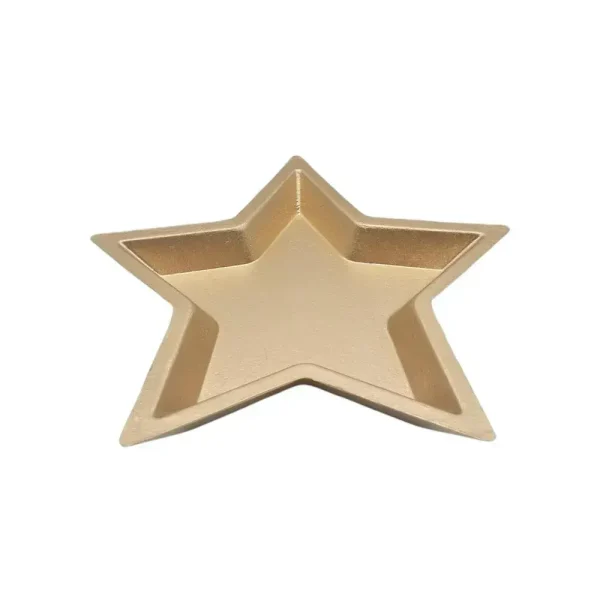Bandeja para servir dise?o estrella 23,3 x 23,3 x 2,8 cm