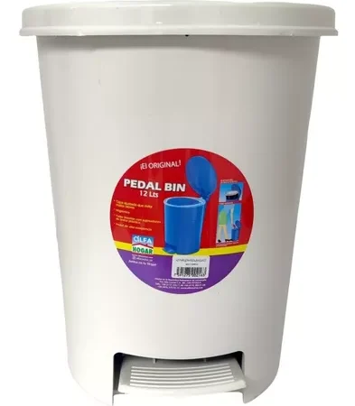 Papelera pedalbin de 12 lts 31 x 27 x 36 cm