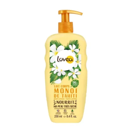 Crema corporal con monoi de tahiti para pieles muy secas 250 ml