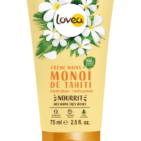 Crema de manos con monoi de tahiti para manos muy secas
