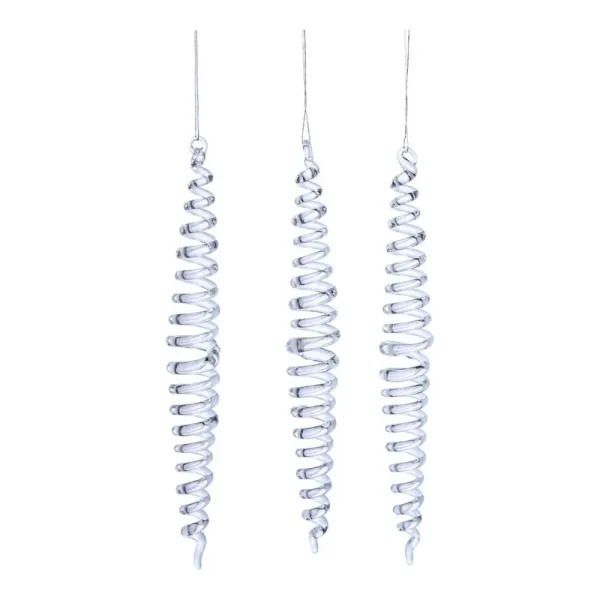 Juego de 3 adornos colgantes 18x9x2,50cm