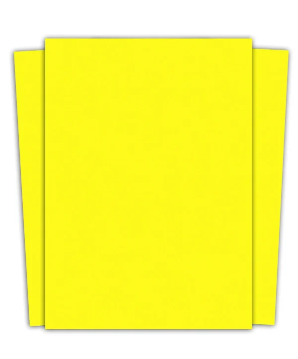 Foamy carta l?mina color amarillo canario