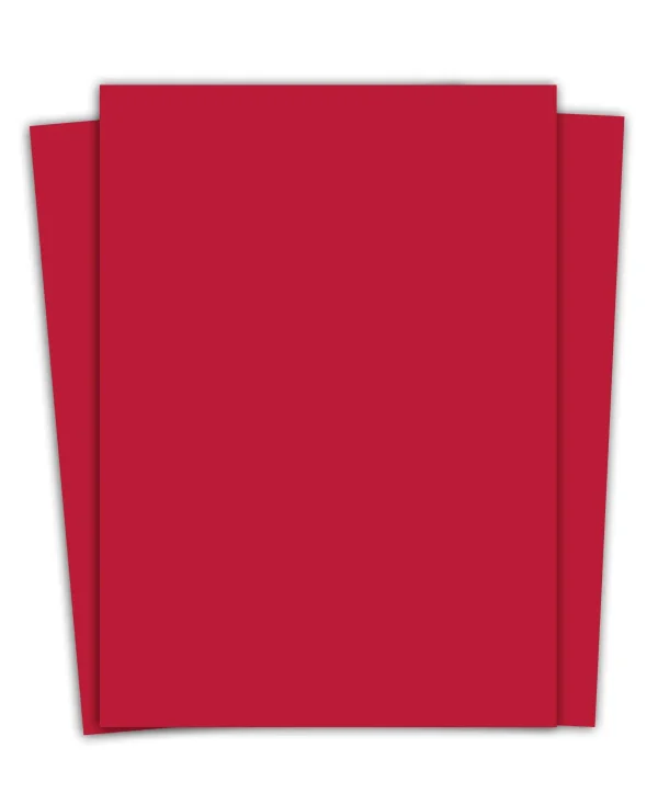 Foamy doble carta l?mina color rojo bandera