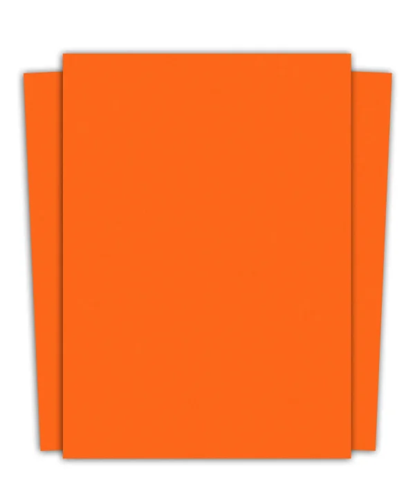 Foamy doble carta l?mina color naranja