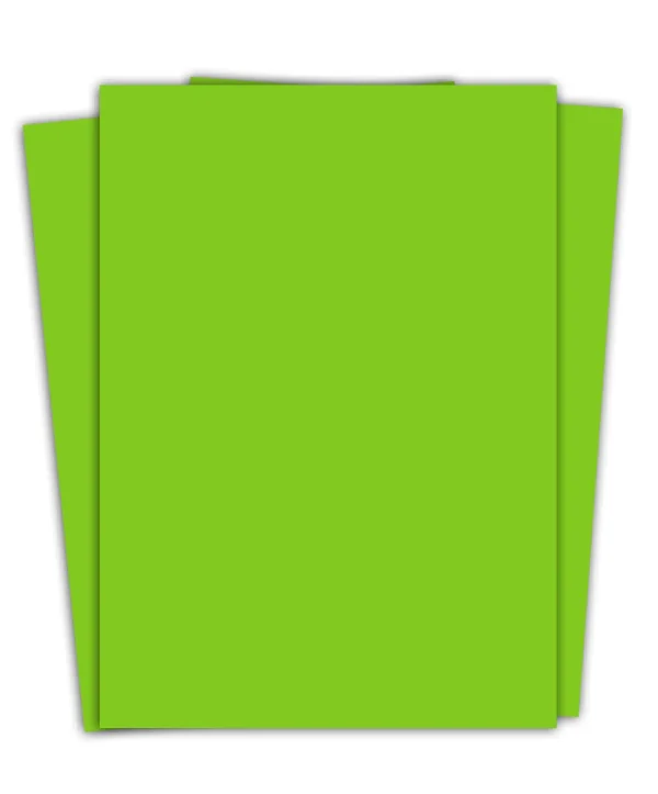 Foamy doble carta l?mina color verde manzana