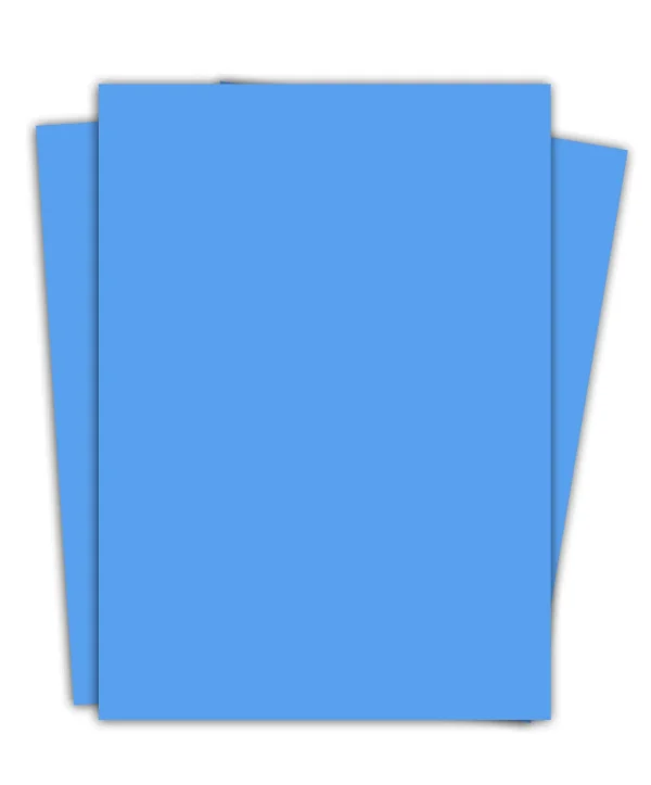 Foamy doble carta l?mina color azul cielo