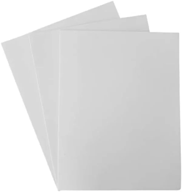 Foamy tama?o carta color blanco