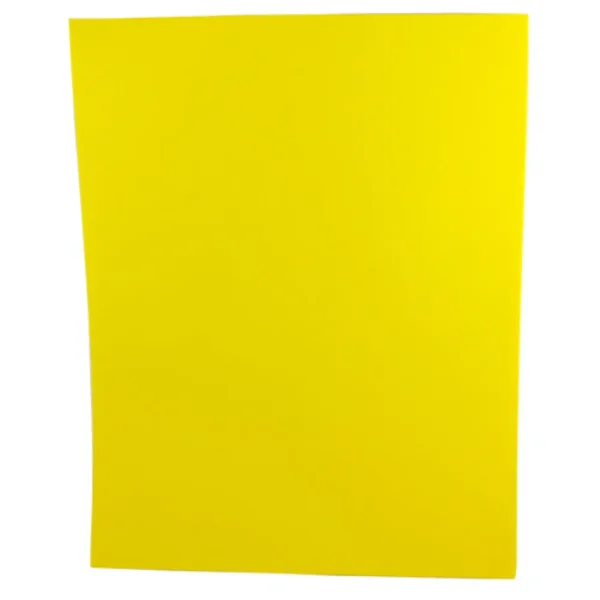 Foamy tama?o carta color amarillo
