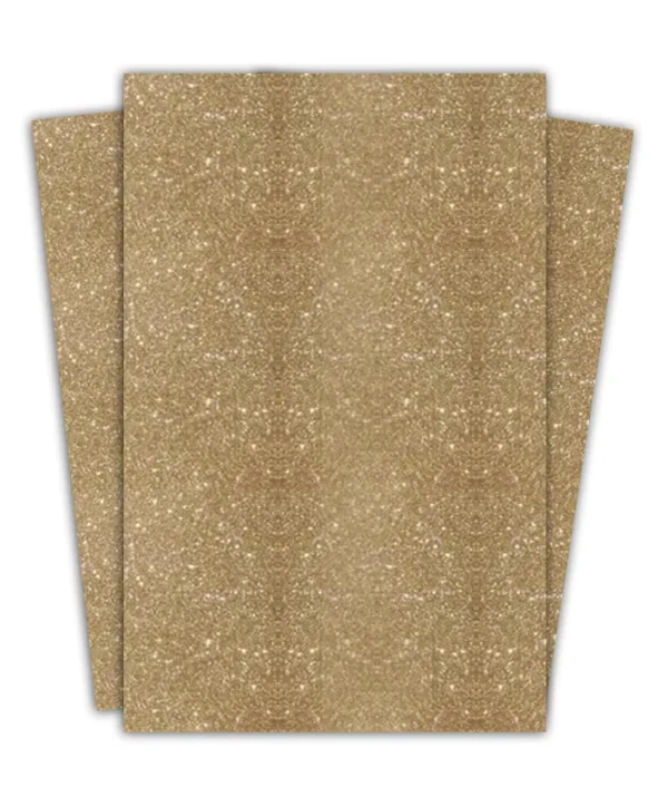 Foamy escarchado l?mina color dorado