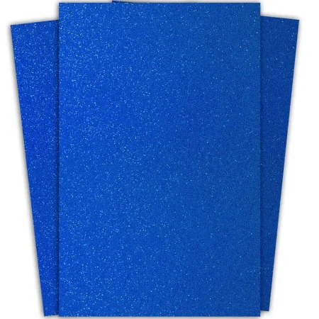 Foamy escarchado l?mina color azul rey