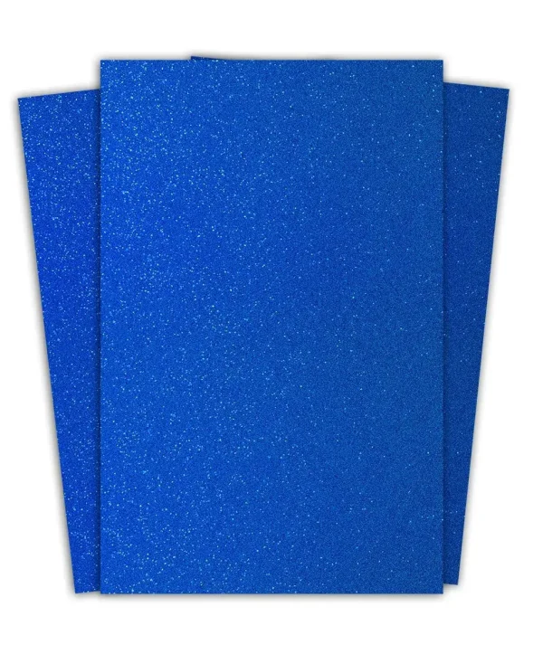 Foamy escarchado l?mina color azul rey