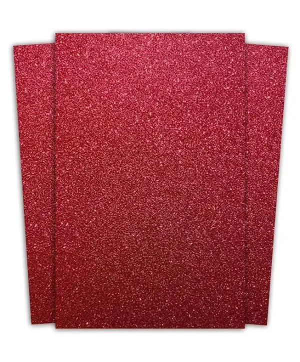 Foamy escarchado l?mina color rojo