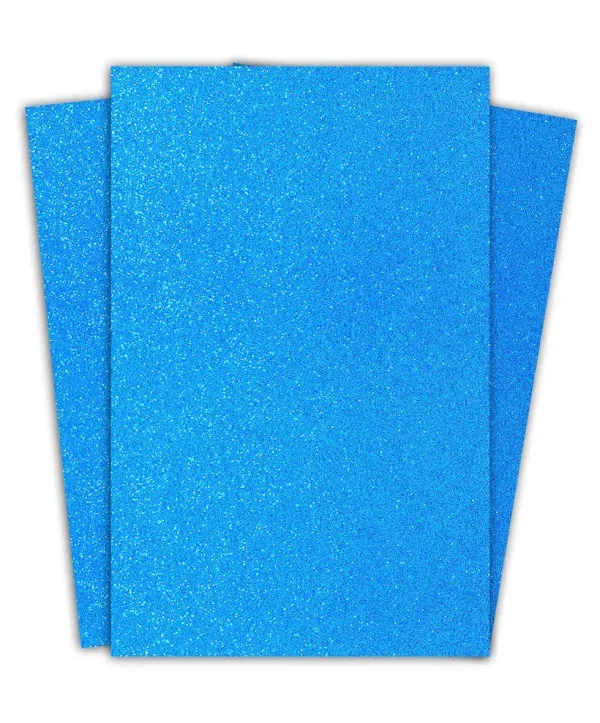 Foamy escarchado l?mina color azul cielo