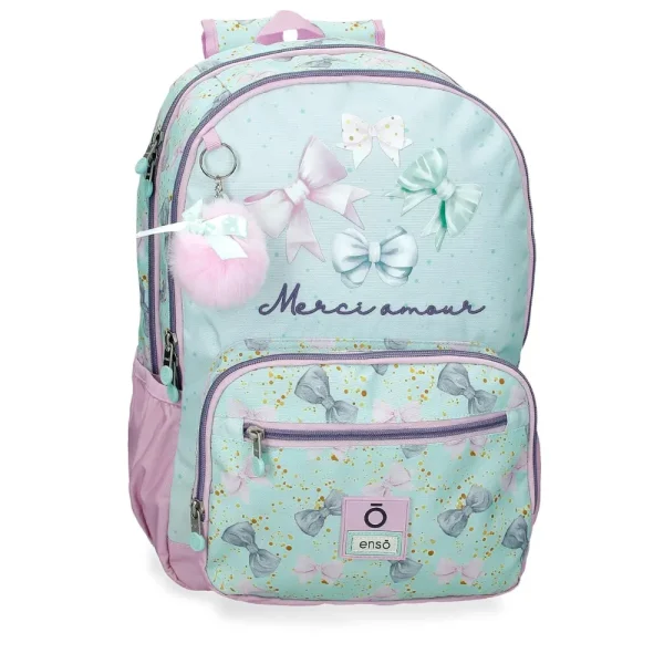 Morral 44cm doble compartimiento Merci amour