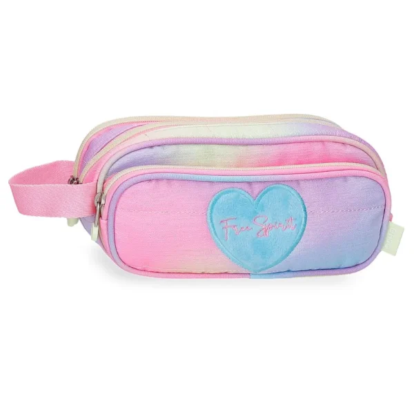 Cartuchera 3 compartimientos Free spirit
