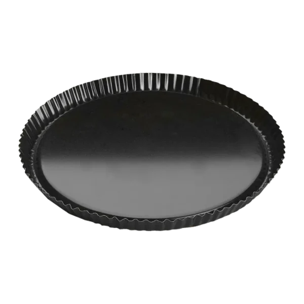 Molde con borde ondulado para flan 27 cm