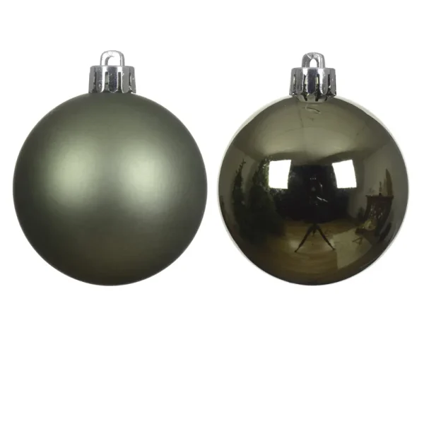 Set de 6 bambalinas de plástico mixtas 8 cm