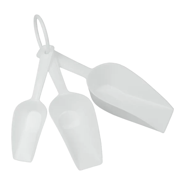 Set 3 cucharas medidoras 18, 35, 75 ml