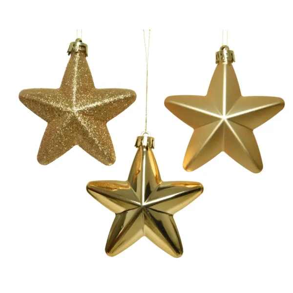 Adorno para colgar de plástico 2x7,50x7,50 cm