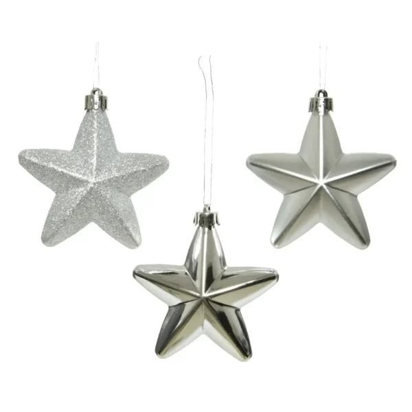 Adorno para colgar de plástico 2x7,50x7,50 cm