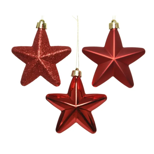 Adorno para colgar de plástico 2x7,50x7,50 cm