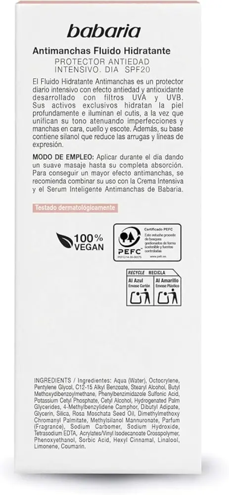 Crema hidratante antimanchas de d?a con protector solar SPF 20 - Image 2