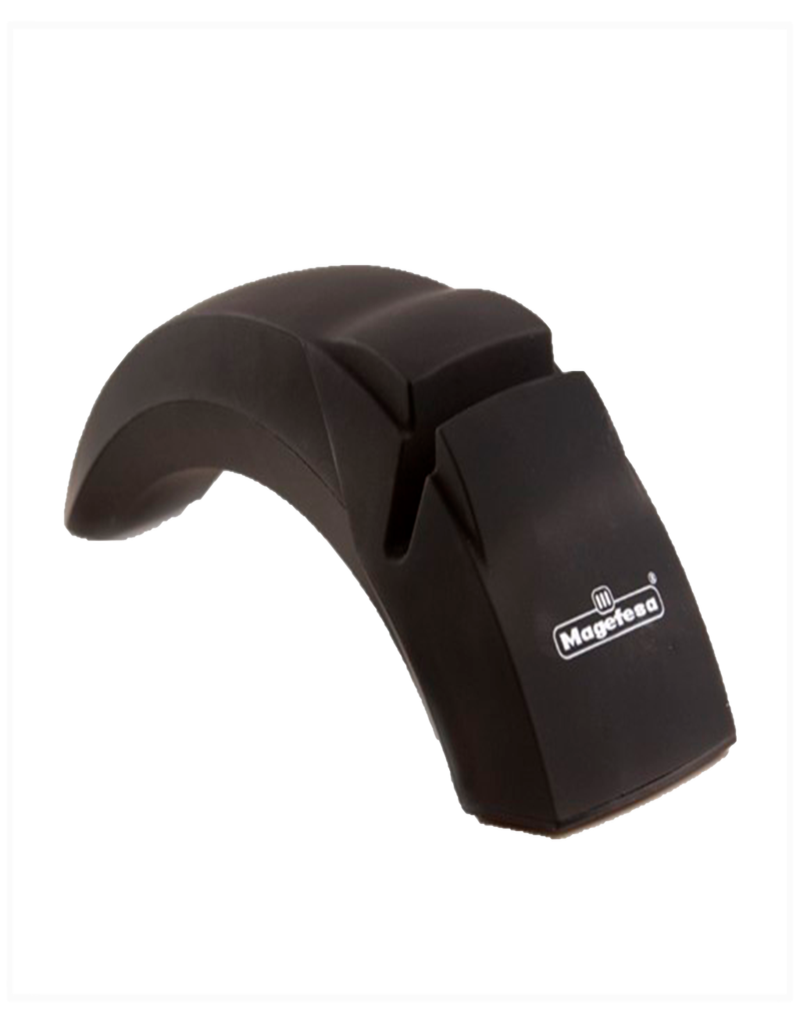 Afilador de cuchillos de pl?stico y acero inoxidable 6,1 x 6,1 x 19 cm