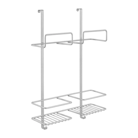 Estante para productos de limpieza sobre la puerta