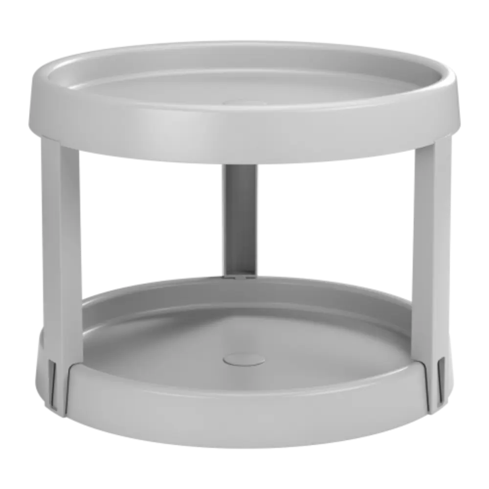 Bandeja giratoria de 2 pisos