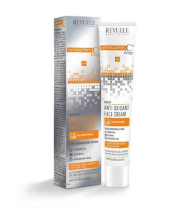 Crema hidratante de noche con Vitamina C