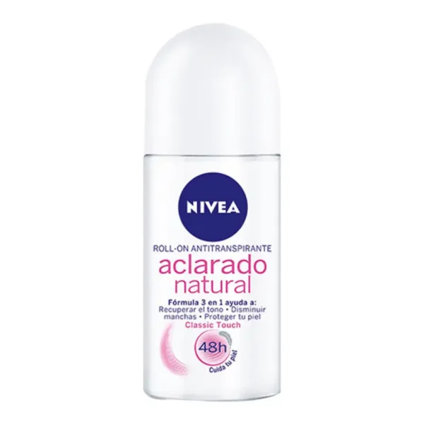 Desodorante Roll on antitranspirante aclarado