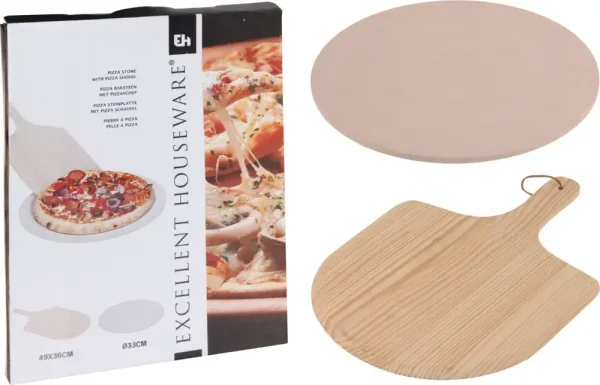 Bandeja de madera para pizza 49X36,5X3,2