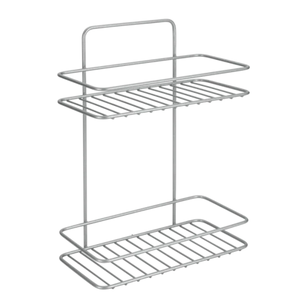 Estante rectangular de 2 niveles