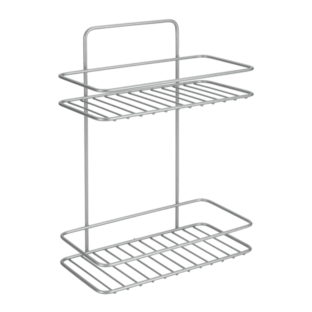 Estante rectangular de 2 niveles