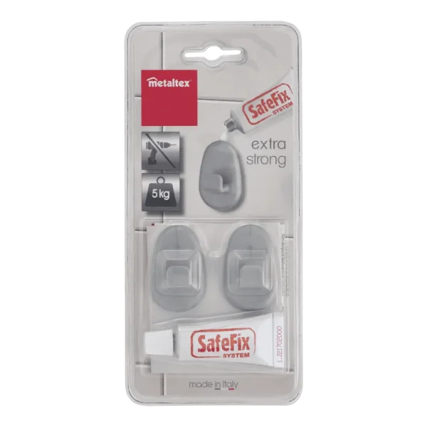 Juego de 2 ganchos + pegamento