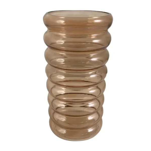 Florero rosado 12 x 12 x 25cm