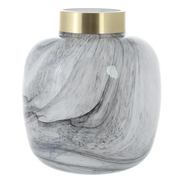 Florero de 19,5 x 19,5 x 22,5 cm