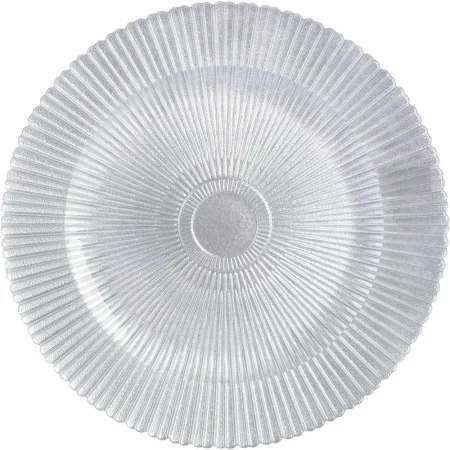 Plato de presentacion de vidrio