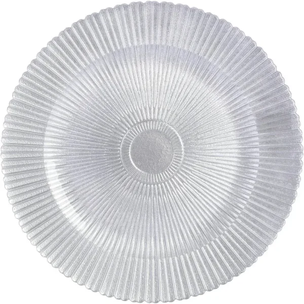 Plato de presentacion de vidrio